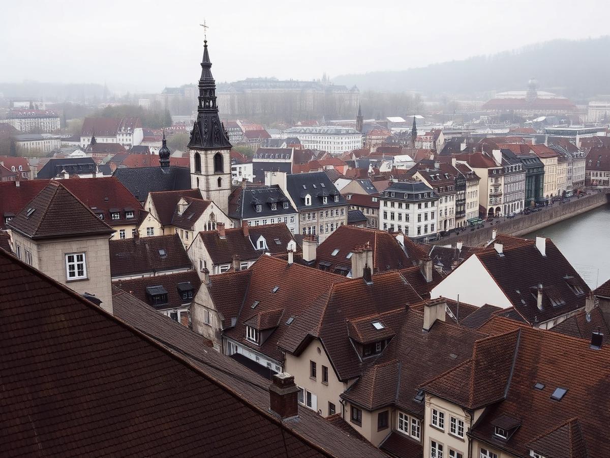 Altstadt von Bern mit Blick über die Dächer